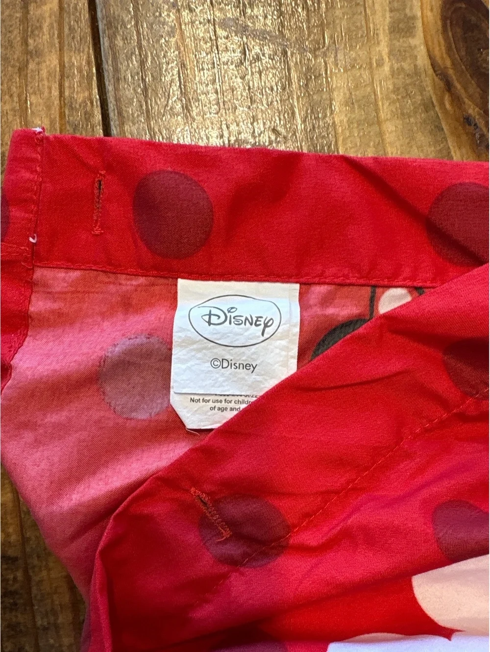 Disney Mickey and Minnie Mouse Red Shower Bathroom tub Shower Curtain